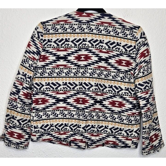 Zara Multicolor Patterned Blazer - Picture 6 of 12